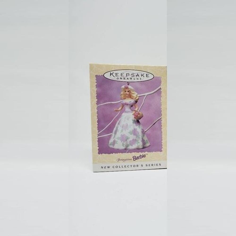 1995 Hallmark Springtime Barbie Keepsake Holiday Easter Ornament.